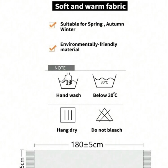 Elegant Floral Silk Scarf in Blue and Tan nwt - Picture 6 of 6